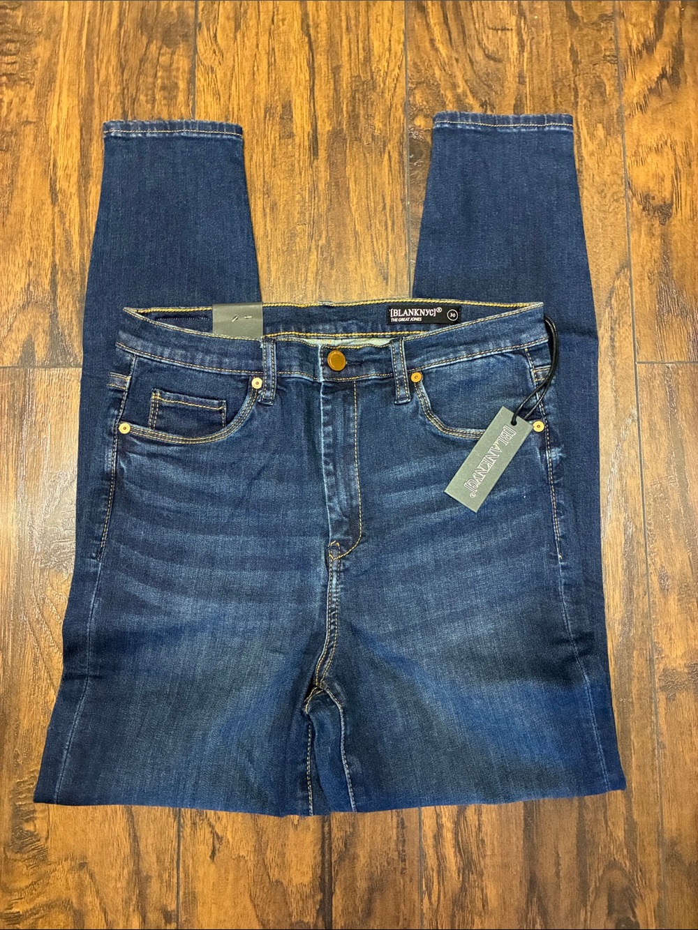 Blank NYC Women's Dark Indigo Skinny Jeans